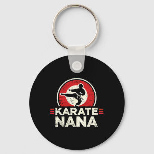 Chaveiro Karate Nana Retro Kick Silhouette