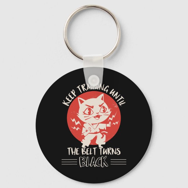 Chaveiro Karate Roupa Karate Quote Roupas (Frente)