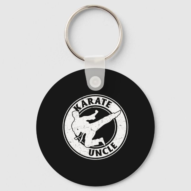Chaveiro Karate Tio Karate Lutando Tio Karate (Frente)