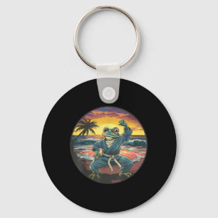 Chaveiro Karate Toad Taekwondo Toad Lover Praia do Pôr do S