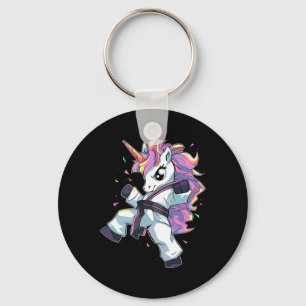 Chaveiro Karate Unicorn Girl Marts Taekwondo Kickbox