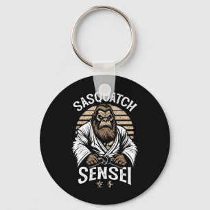 Chaveiro Karate Warrior Legend Sasquatch Sensei Bigfoot Mar