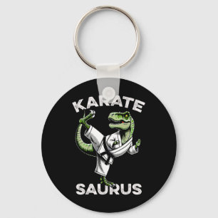 Chaveiro Karatesaurus T-rex Karate Dino Funny Dinosaur Mart