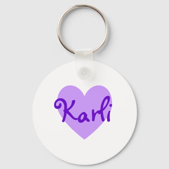 Chaveiro Karli em Roxo (Frente)