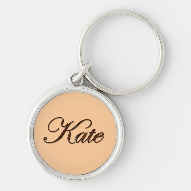 Chaveiro KATE Name-Branded Gift Key-chain ou Zipper-pull (Frente)