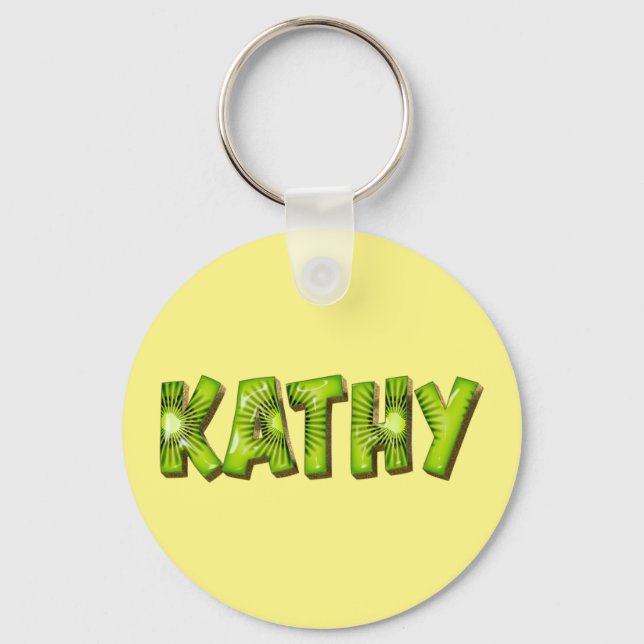 Chaveiro Kathy Name Kiwi Design Schlüsselanhänger (Frente)