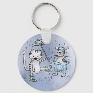 Chaveiro Katze und Hund