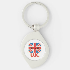Chaveiro Kawaii British Flag - Cute UK Design