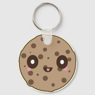 Chaveiro Kawaii Cookies com chip de chocolate