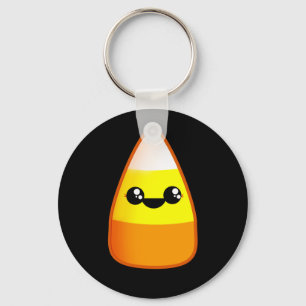 Chaveiro Kawaii Halloween Candy Corn