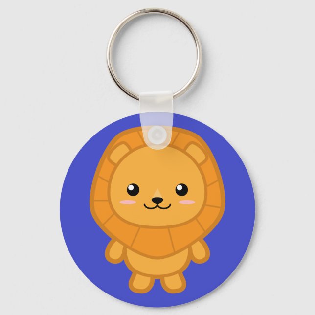 Chaveiro Kawaii Lion (Frente)