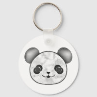 Kawaii Panda Desenhando Em Preto E Branco