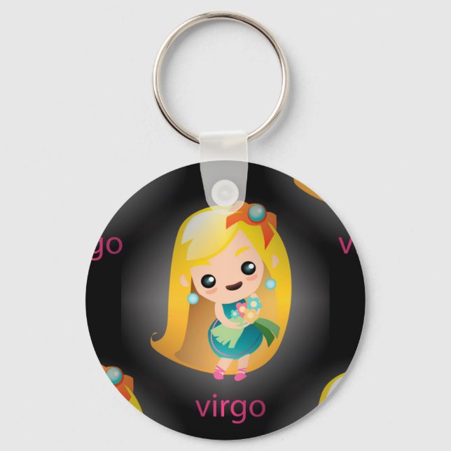 Chaveiro kawaii virgo (Frente)
