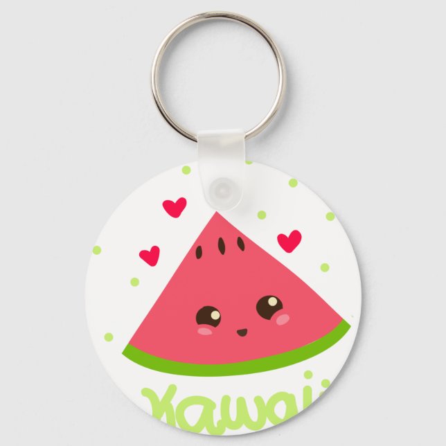 Chaveiro kawaii watermelon! (Frente)