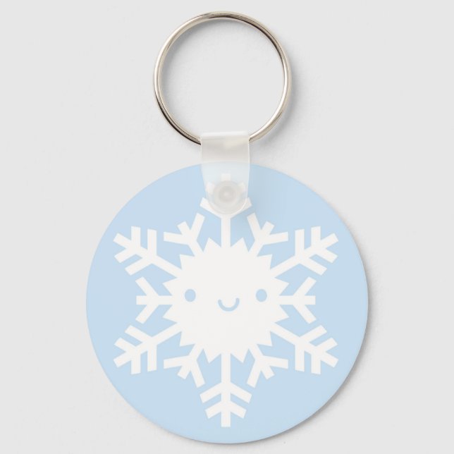 Chaveiro Kawaii Winter Snowflake (Frente)