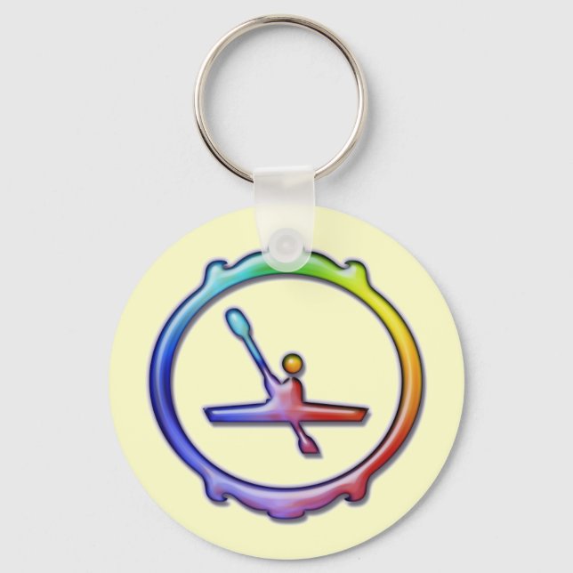 Chaveiro Kayak Paddling (Frente)