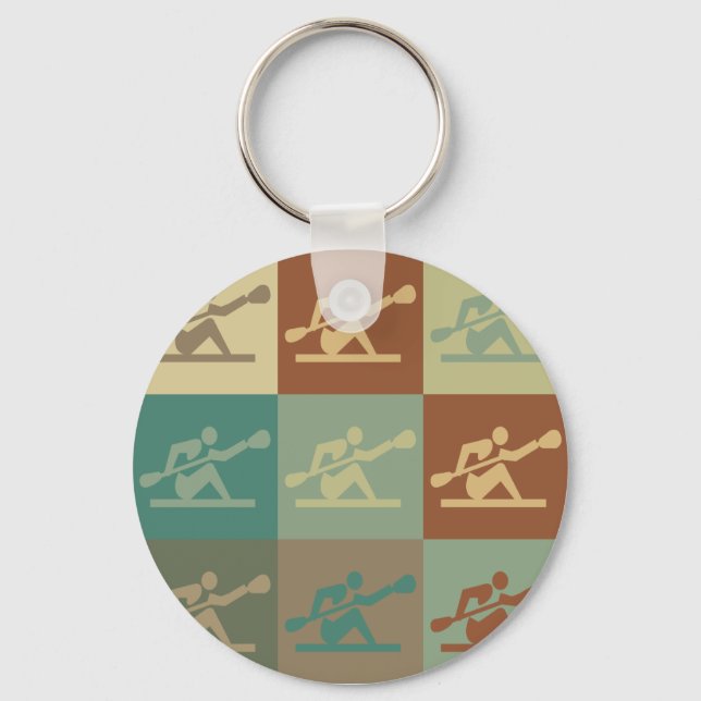 Chaveiro Kayaking Pop Art (Frente)
