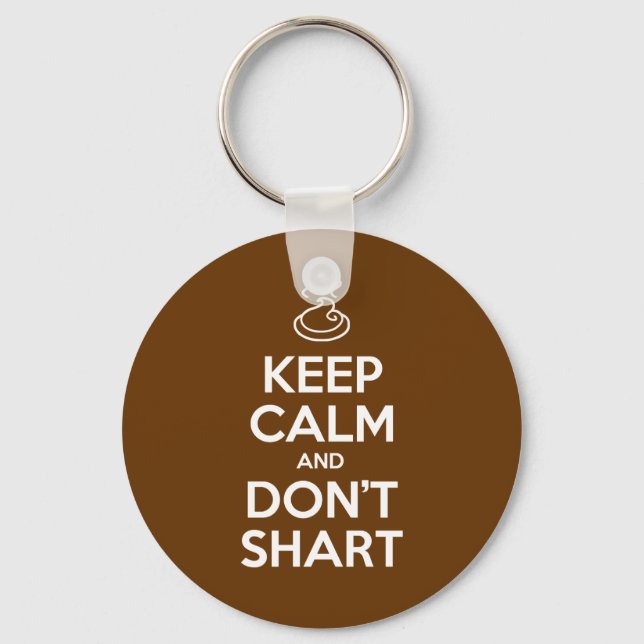 Chaveiro Keep Calm and Don't Shart (Frente)