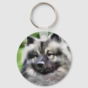 Chaveiro Keeshond Art Gifts