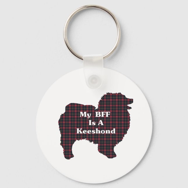 Chaveiro Keeshond BFF Gifts (Frente)