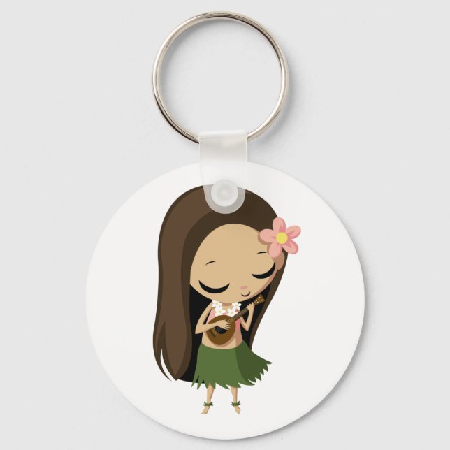 Chaveiro Keilana, a Garota Hula (Frente)