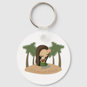 Chaveiro Keilana a menina de Hula