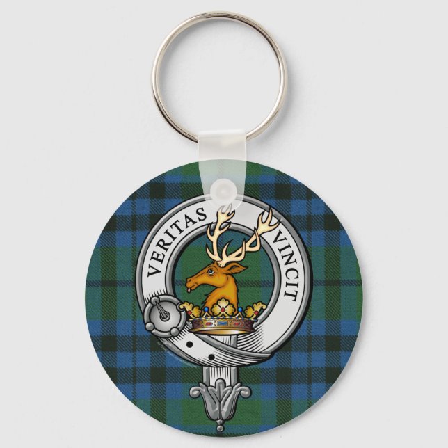 Chaveiro Keith Crest e Tartan (Frente)