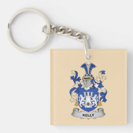 Chaveiro Kelly Coat of Arms Stone Keychain