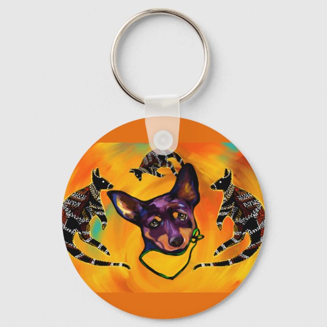 CHAVEIRO KELPIE AUSTRALIANO (Frente)