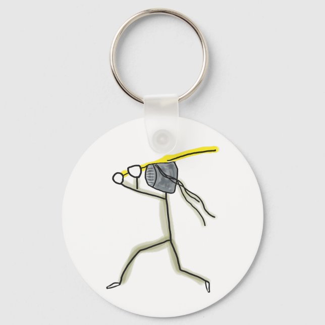 Chaveiro Kendo Stickman (Frente)