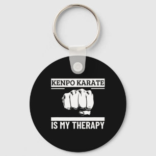 Chaveiro Kenpo Karate É Minha Terapia Engraçada Americana K