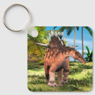 Chaveiro Kentrosaurus Dinossauro Selva Arte Pré-Histórica