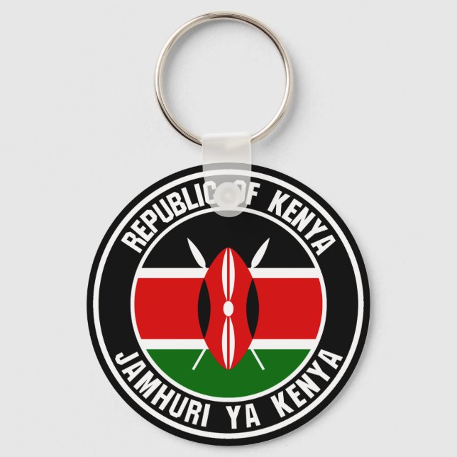 Chaveiro Kenya Round Emblem (Frente)