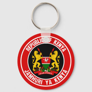 Chaveiro Kenya Round Emblem