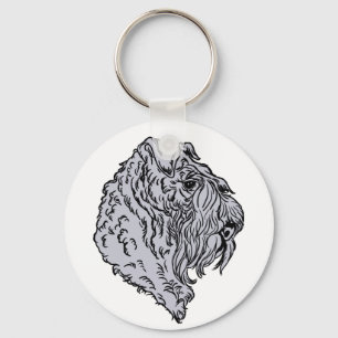 Chaveiro Kerry Blue Terrier Bust