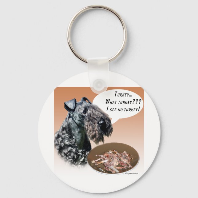 Chaveiro Kerry Blue Terrier Turquia (Frente)
