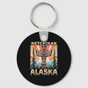 Chaveiro Ketchikan Alaska Índio Nativo Americano Totem Le