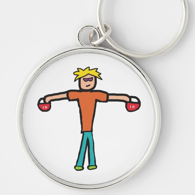 Chaveiro Kettlebells (Frente)