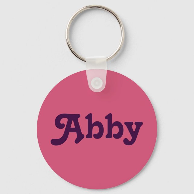 Chaveiro Key Chain Abby (Frente)