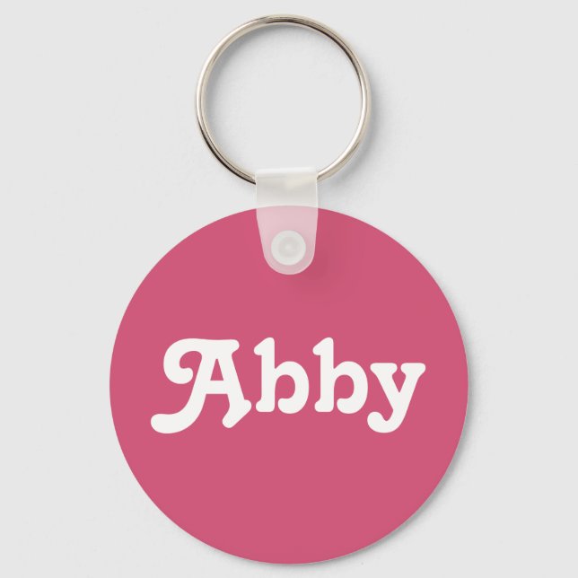Chaveiro Key Chain Abby (Frente)