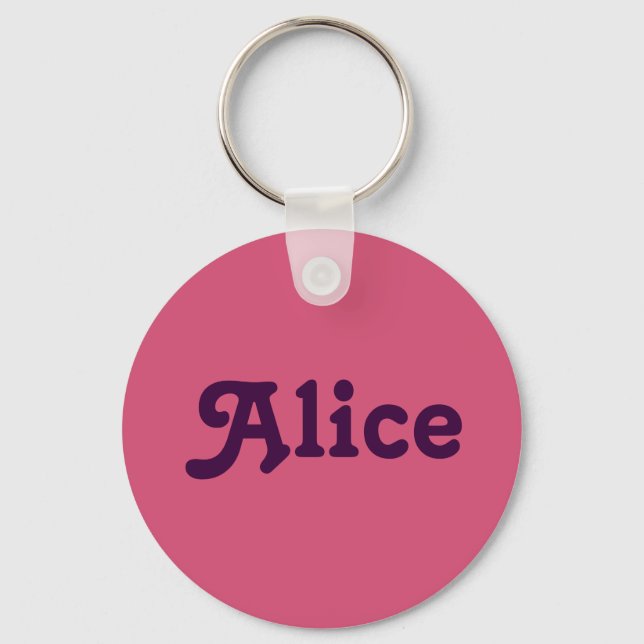 Chaveiro Key Chain Alice (Frente)