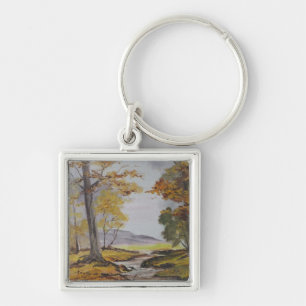 Chaveiro Key Chain Ann Hayes Painting Forest Stream
