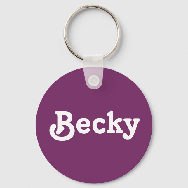 Chaveiro Key Chain Becky (Frente)