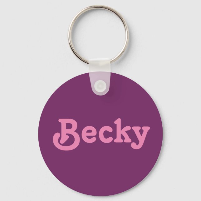 Chaveiro Key Chain Becky (Frente)