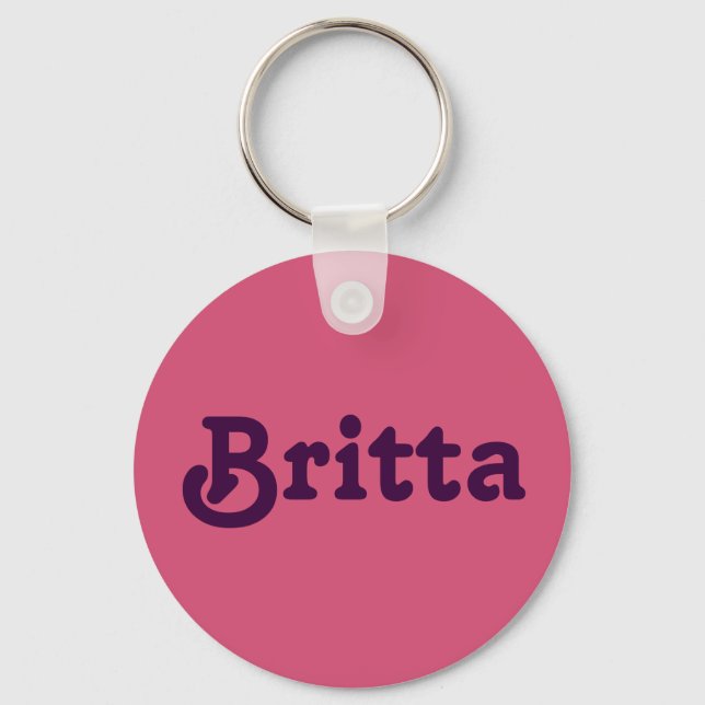 Chaveiro Key Chain Britta (Frente)