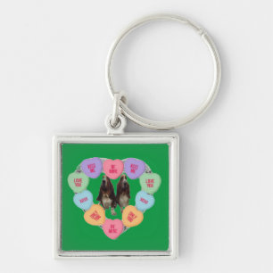Chaveiro Key Chain Candy Ama Corações Com Ativos