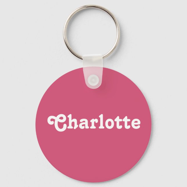 Chaveiro Key Chain Charlotte (Frente)