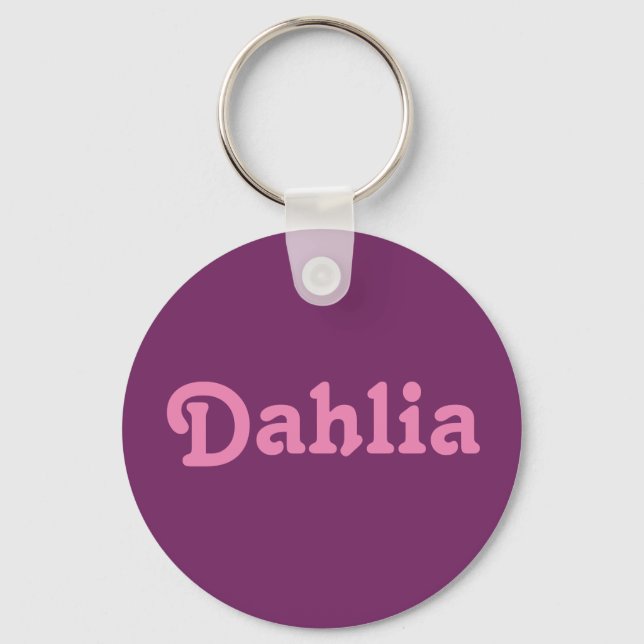 Chaveiro Key Chain Dahlia (Frente)