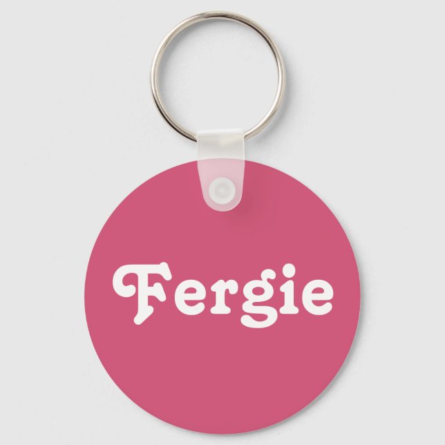 Chaveiro Key Chain Fergie (Frente)