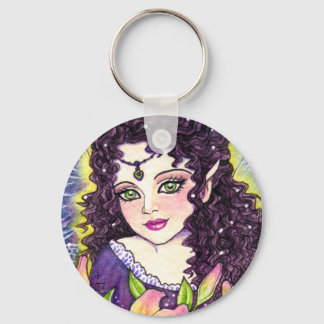 Chaveiro Key Chain flower Fairy Fantasy por Ann Howard